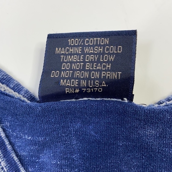 Yesterdays Blue St. Thomas U.S. Virgin Islands Tank Top Size Medium - Picture 4 of 5